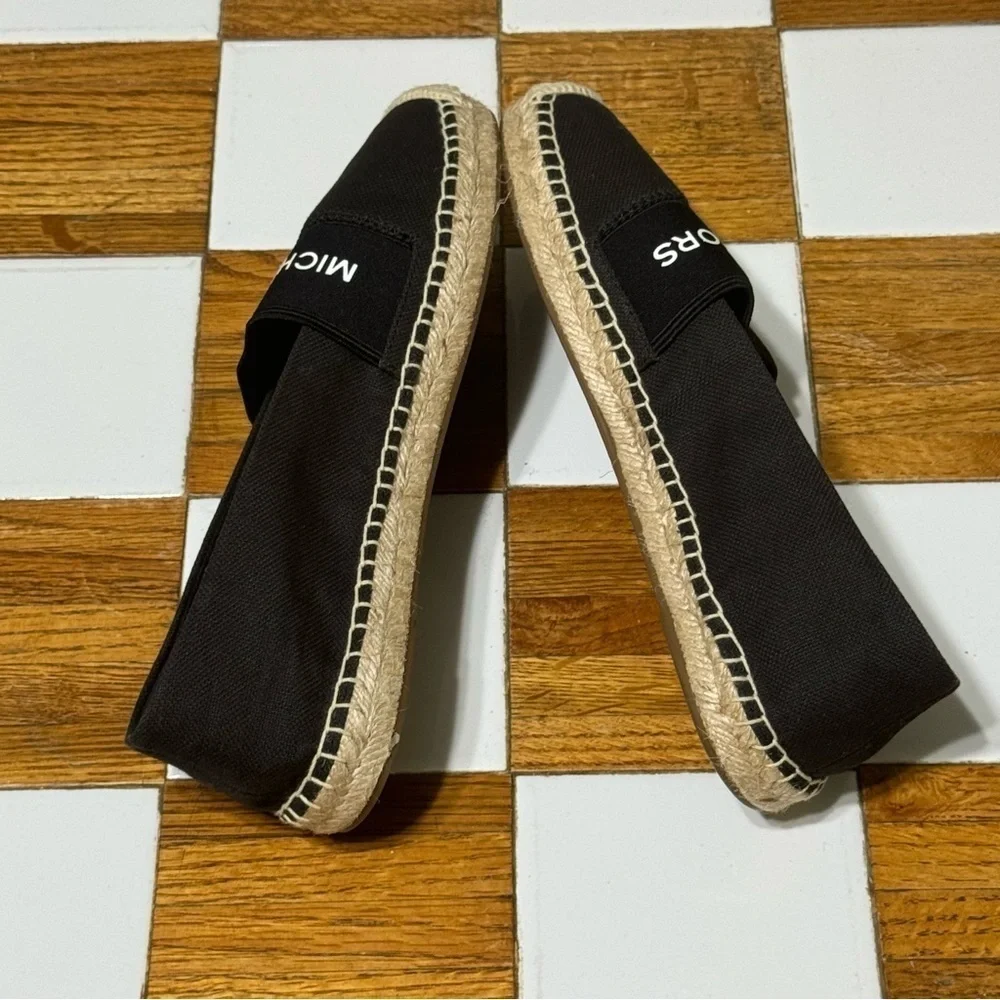 Michael Kors Zara Small Weave Canvas Espadrille‎ Size 8.5 Women